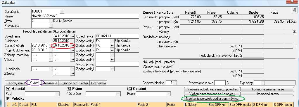 2. Projekt po odsúhlasení cenového návrhu zákazníkom nastupuje druha fáza zákazkovej výroby a tou je projektová dokumentácia.