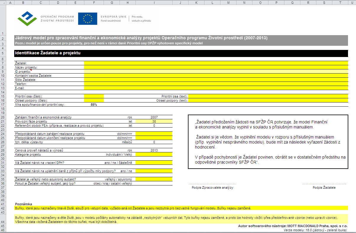 4 INDIVIDUÁLNÍ PROJEKTY V Implementačním dokumentu OPŽP je individuální projekt definován následovně: Je konkrétní ucelený projektový záměr, jehož celkové náklady v případě OPŽP, nesmějí přesáhnout