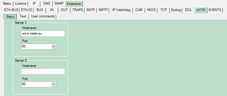 Ukázka automatických akcí Detekce odpojení elektroměru a sepnutí relé 1. V záložce Online configuration/extensions/events nastavte automatickou akci.