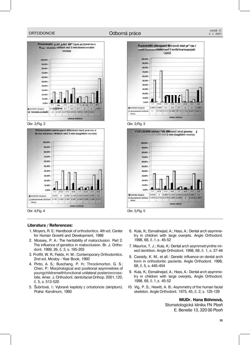 : Handbook of orthodontics. 4th ed. Center for Human Growht and Development, 1988 2. Mossey, P. A.: The heritability of malocclusion. Part 2. The influence of genetics in malocclusion. Br. J.