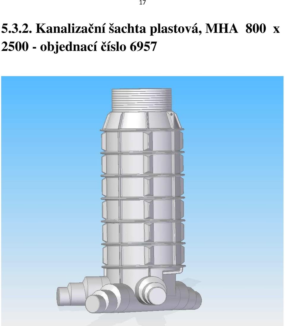 plastová, MHA 800