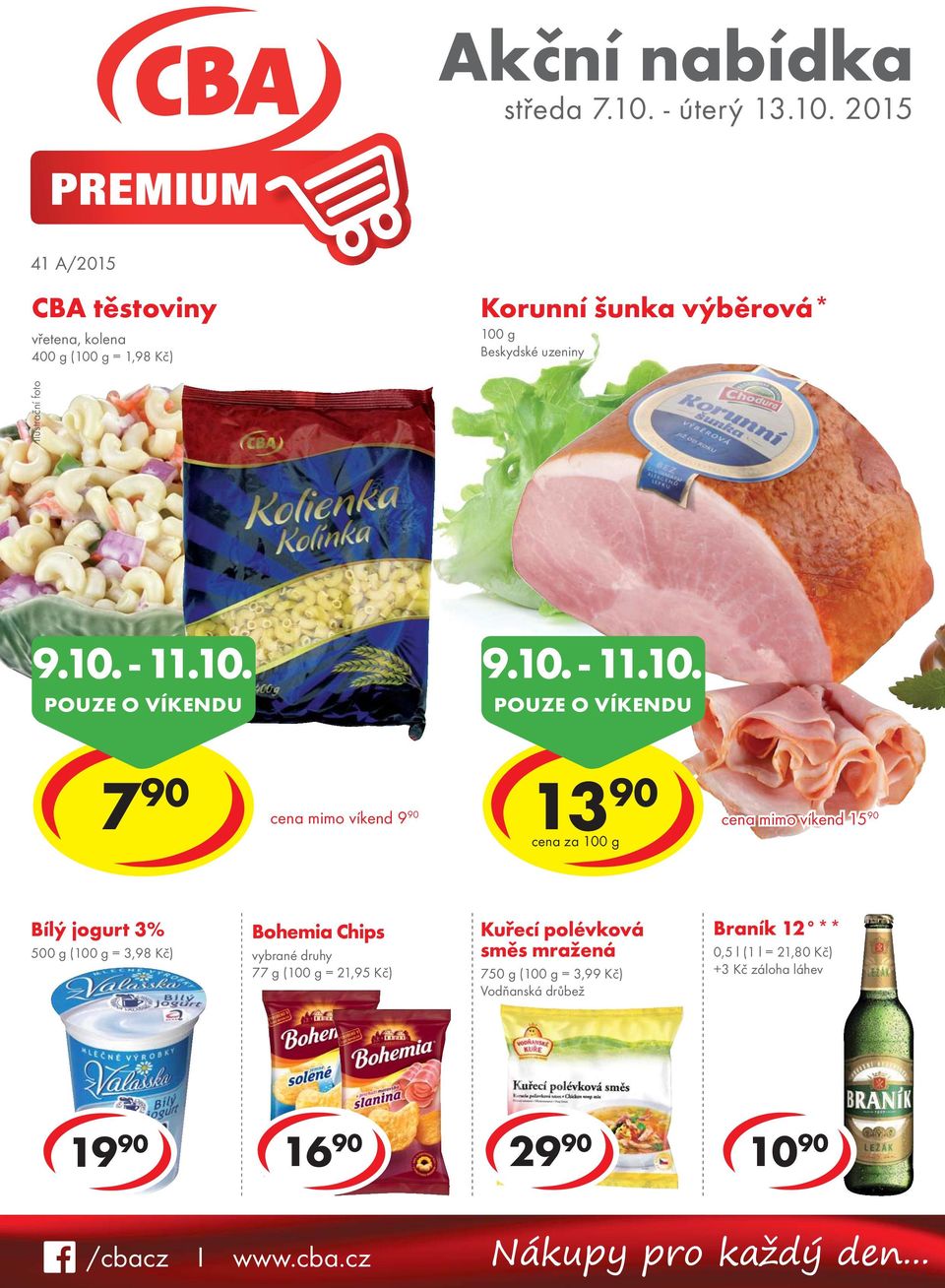 POUZE O VÍKENDU 9.10.