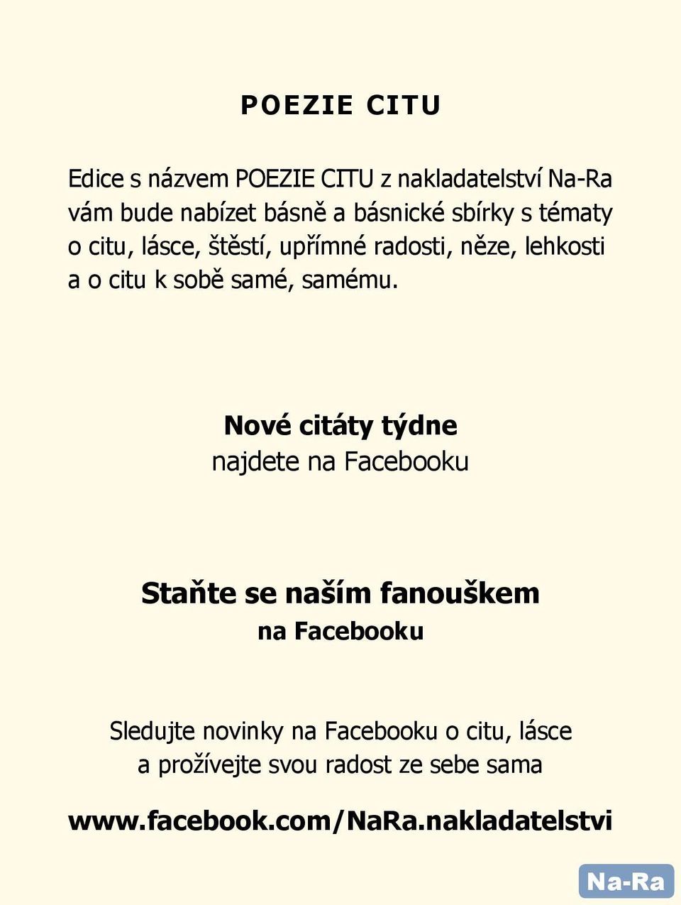 Nové citáty týdne najdete na Facebooku Staňte se naším fanouškem na Facebooku Sledujte novinky