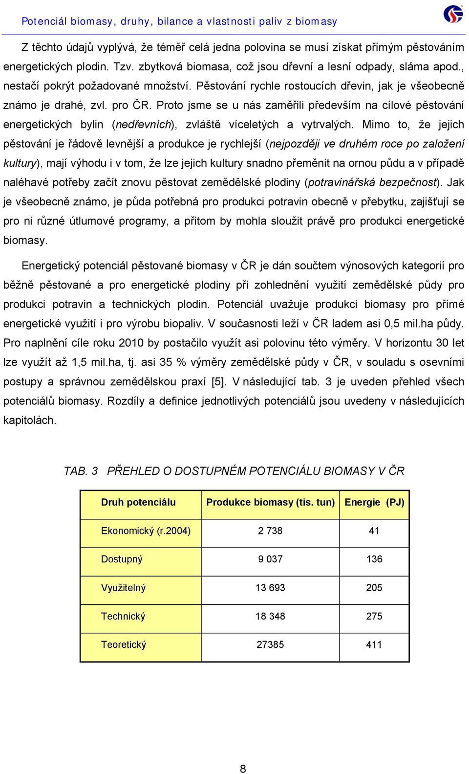 Proto jsme se u nás zaměřili především na cílové pěstování energetických bylin (nedřevních), zvláště víceletých a vytrvalých.