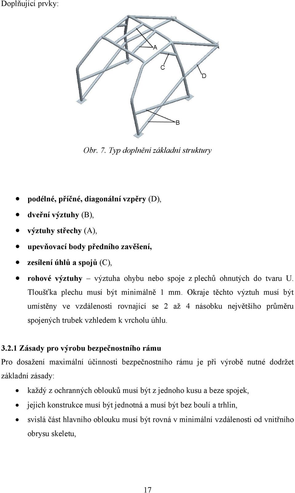 neb spje z plechů hnutých d tvaru U. Tlušťka plechu musí být minimálně 1 mm.