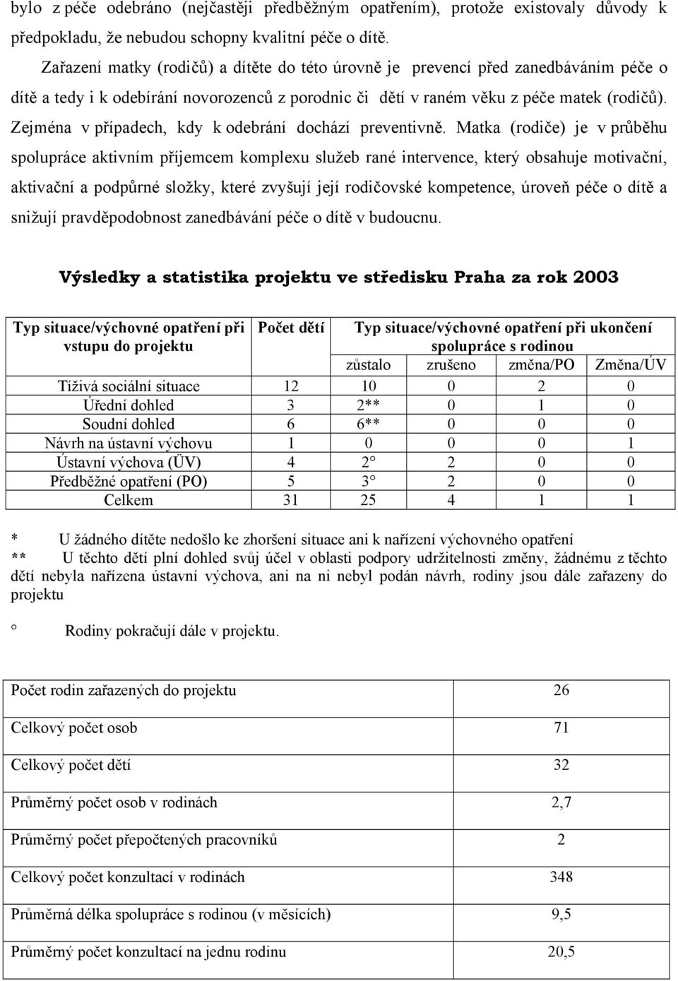 Zejména v případech, kdy k odebrání dochází preventivně.