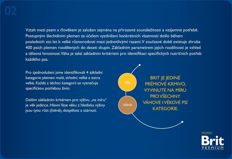 V současné době existuje zhruba 400 psích plemen rozdělených do deseti skupin. Základním parametrem jejich rozdílnosti je vzhled a tělesná hmotnost.