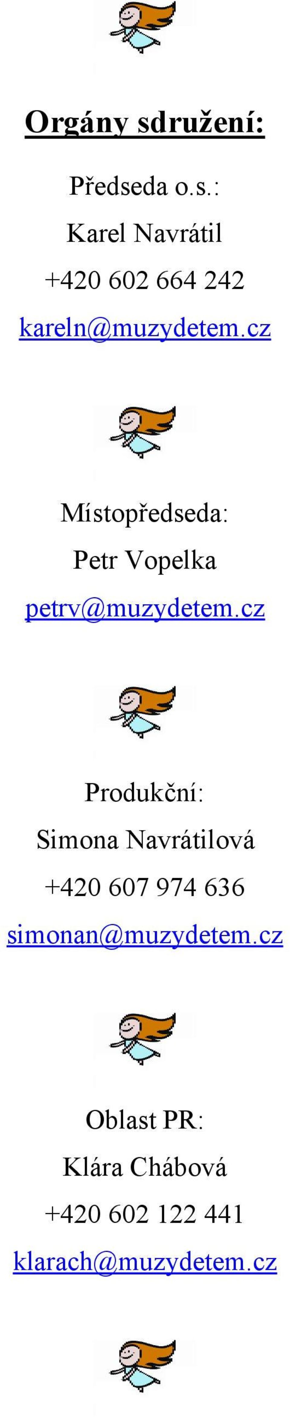 cz Produkční: Simona Navrátilová +420 607 974 636