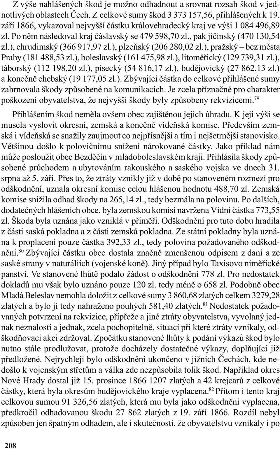 ), plzeòský (206 280,02 zl.), pražský bez mìsta Prahy (181 488,53 zl.), boleslavský (161 475,98 zl.), litomìøický (129 739,31 zl.), táborský (112 198,20 zl.), písecký (54 816,17 zl.