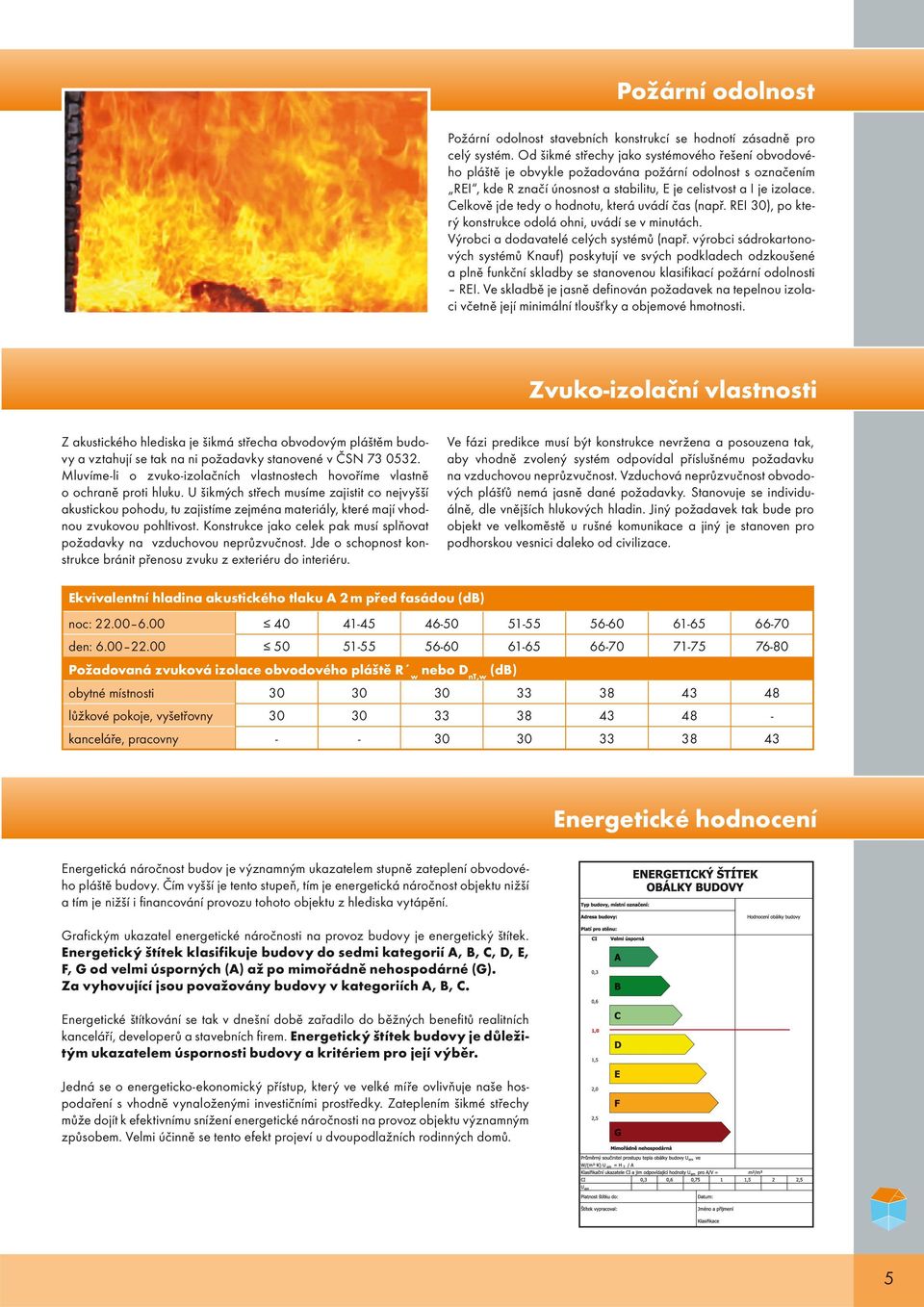 Celkově jde tedy o hodnotu, která uvádí čas (např. REI 30), po který konstrukce odolá ohni, uvádí se v minutách. Výrobci a dodavatelé celých systémů (např.