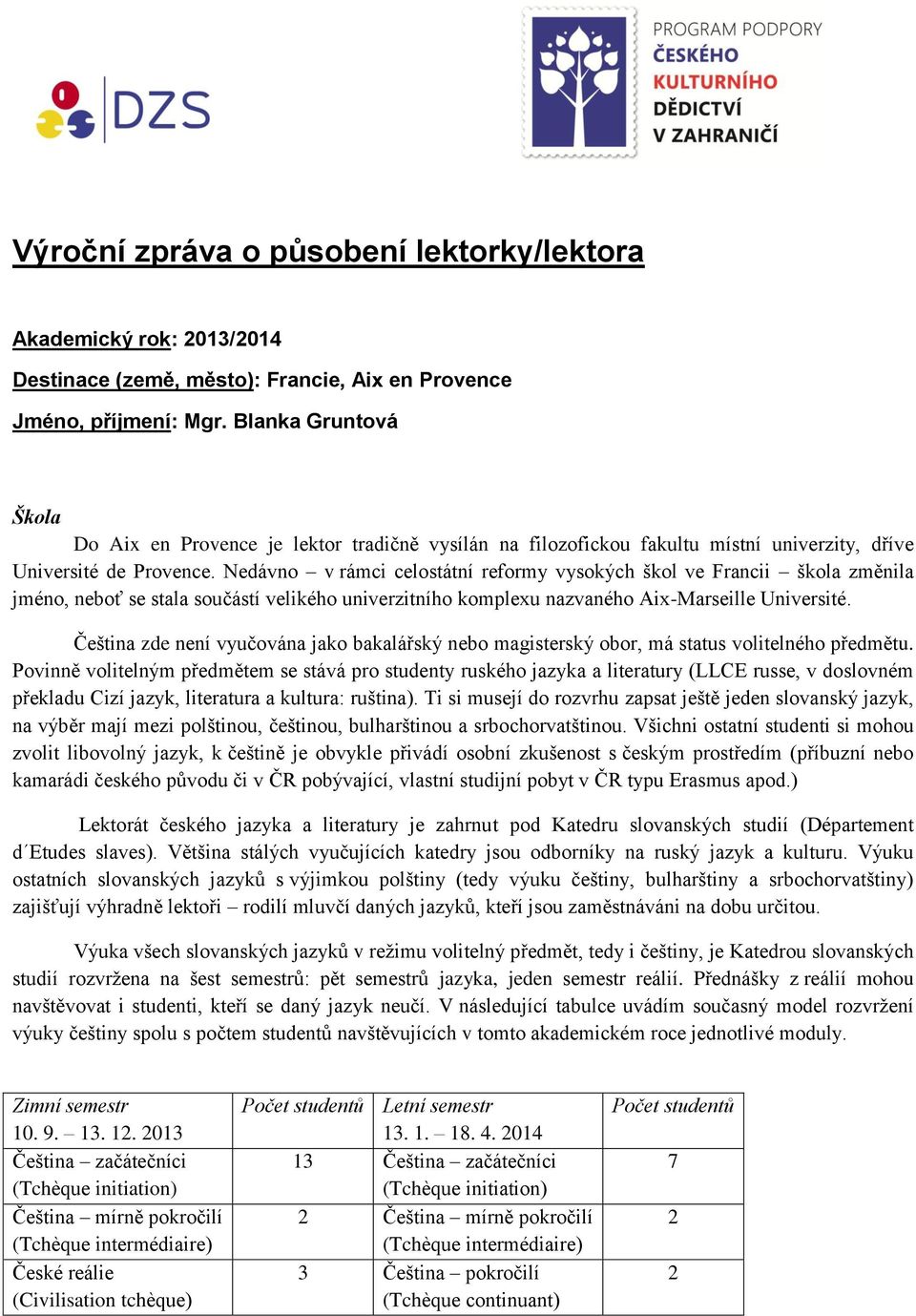 Nedávno v rámci celostátní reformy vysokých škol ve Francii škola změnila jméno, neboť se stala součástí velikého univerzitního komplexu nazvaného Aix-Marseille Université.