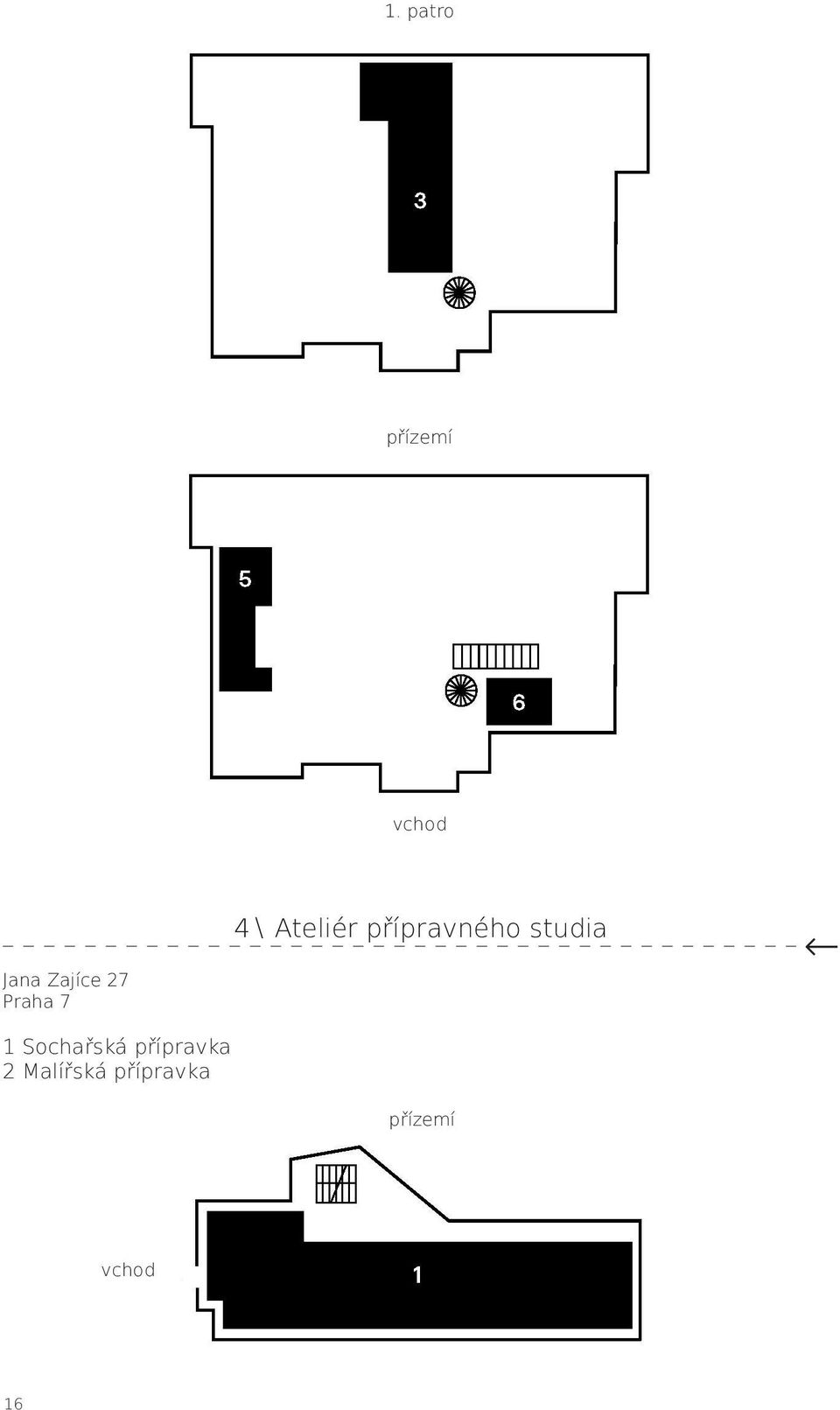 přípravného studia 1 Sochařská