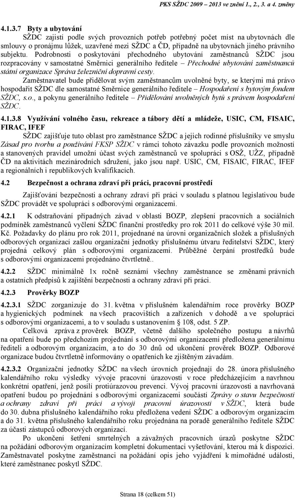 a 4. změny 4.1.3.