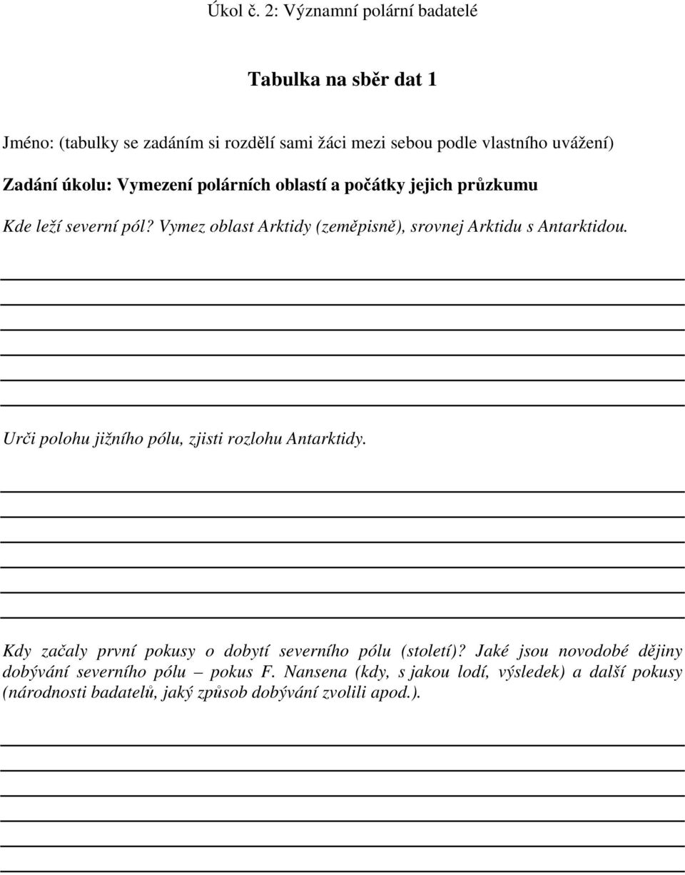 leží severní pól? Vymez oblast Arktidy (zeměpisně), srovnej Arktidu s Antarktidou.