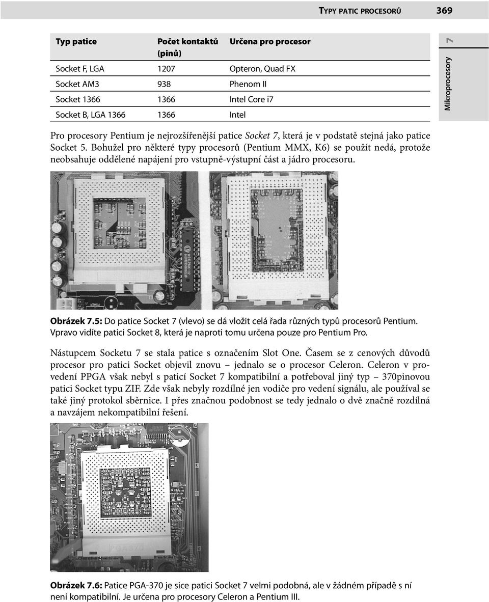 Bohužel pro některé typy procesorů (Pentium MMX, K6) se použít nedá, protože neobsahuje oddělené napájení pro vstupně-výstupní část a jádro procesoru. Obrázek.