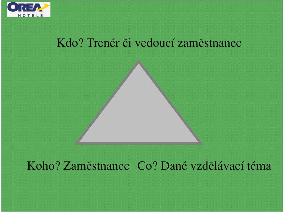 Koho? Zaměstnanec