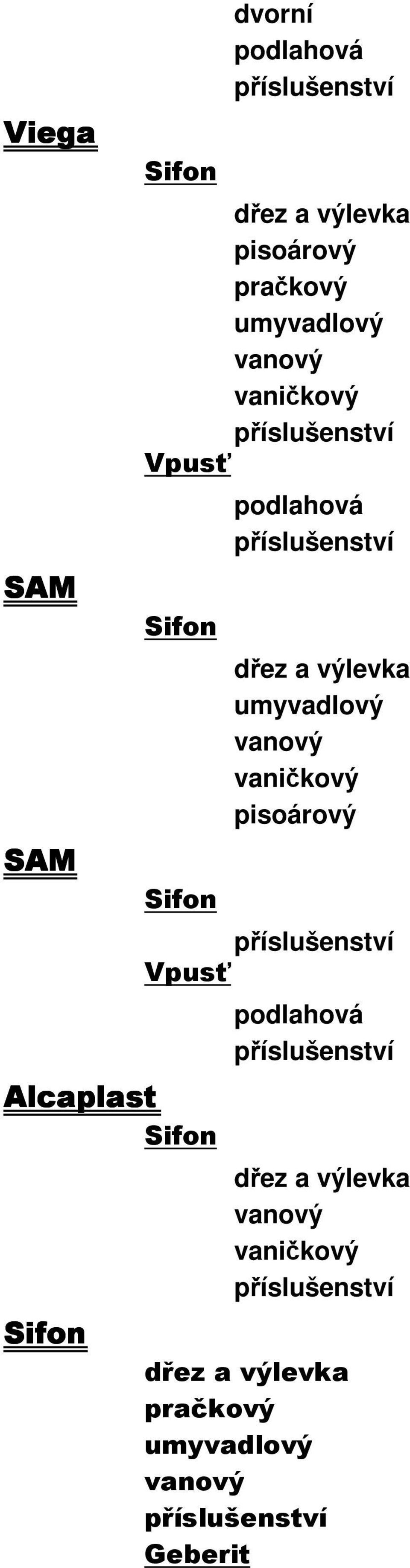 ( + dez a výlevka umyvadlový vanový vanikový