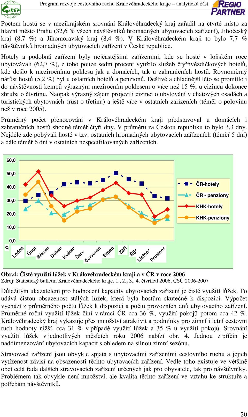 Hotely a podobná zařízení byly nejčastějšími zařízeními, kde se hosté v loňském roce ubytovávali (62,7 %), z toho pouze sedm procent využilo služeb čtyřhvězdičkových hotelů, kde došlo k meziročnímu