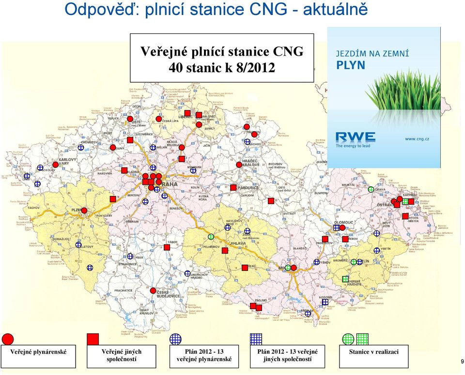 jiných společností Plán 2012-13 veřejné plynárenské Plán