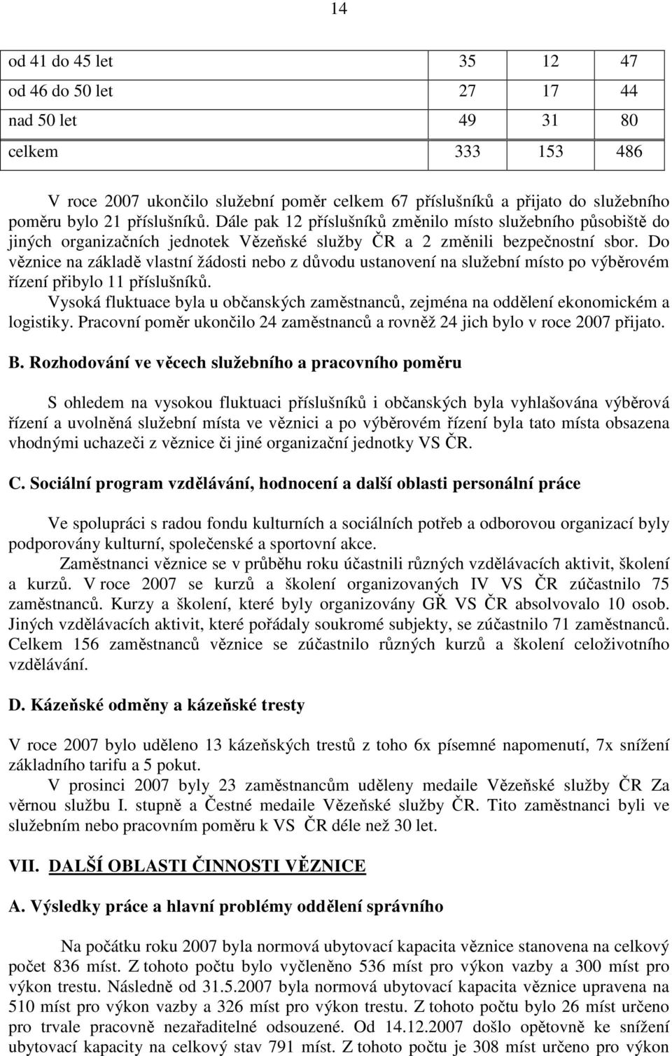 Do věznice na základě vlastní žádosti nebo z důvodu ustanovení na služební místo po výběrovém řízení přibylo 11 příslušníků.