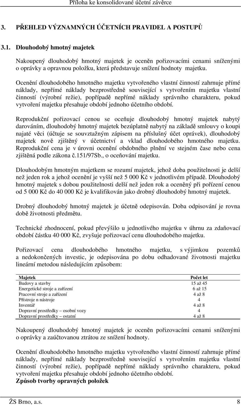 Ocenění dlouhodobého hmotného majetku vytvořeného vlastní činností zahrnuje přímé náklady, nepřímé náklady bezprostředně související s vytvořením majetku vlastní činností (výrobní režie), popřípadě