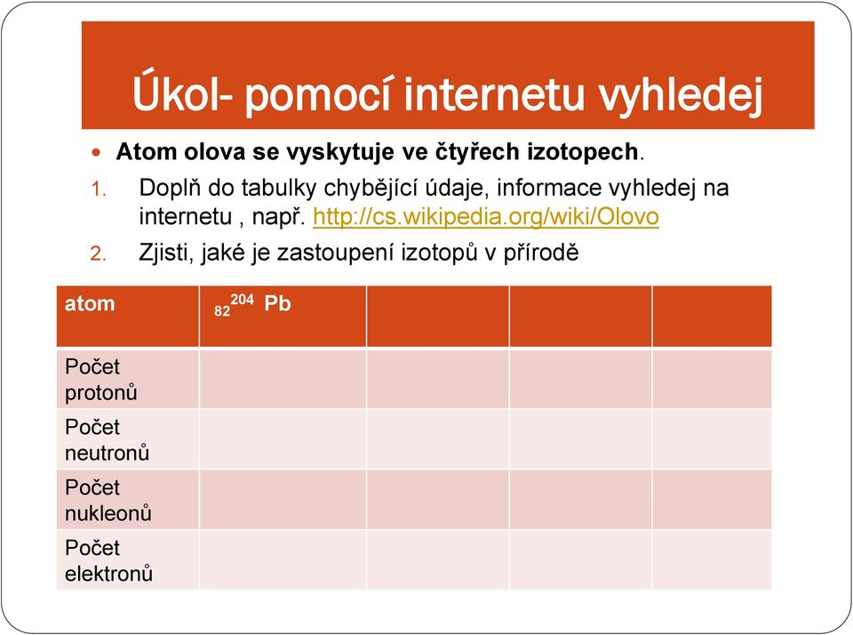 http://cs.wikipedia.org/wiki/olovo 2.