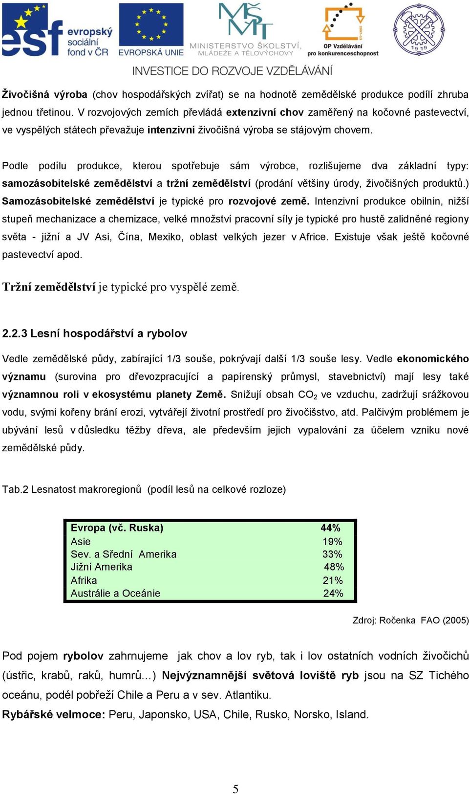 Podle podílu produkce, kterou spotřebuje sám výrobce, rozlišujeme dva základní typy: samozásobitelské zemědělství a tržní zemědělství (prodání většiny úrody, živočišných produktů.