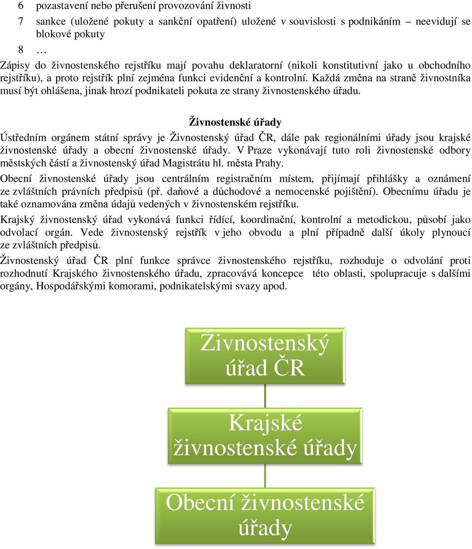 Každá změna na straně živnostníka musí být ohlášena, jinak hrozí podnikateli pokuta ze strany živnostenského úřadu.