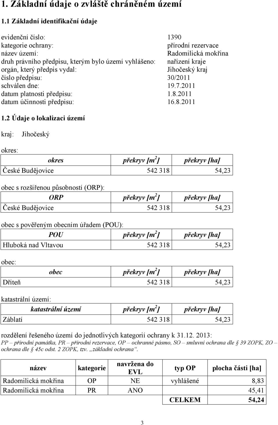 který předpis vydal: Jihočeský kraj číslo předpisu: 30/2011 schválen dne: 19.7.2011 datum platnosti předpisu: 1.8.2011 datum účinnosti předpisu: 16.8.2011 1.