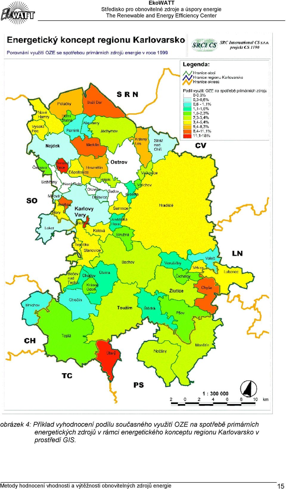 energetického konceptu regionu Karlovarsko v prostředí GIS.