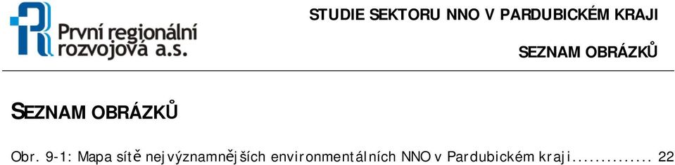 9-1: Mapa sítě