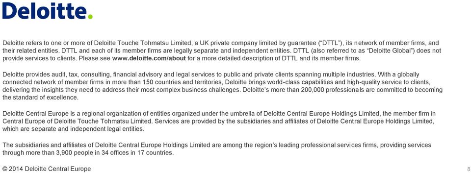 com/about for a more detailed description of DTTL and its member firms.