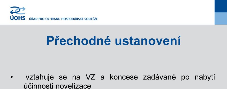 koncese zadávané po