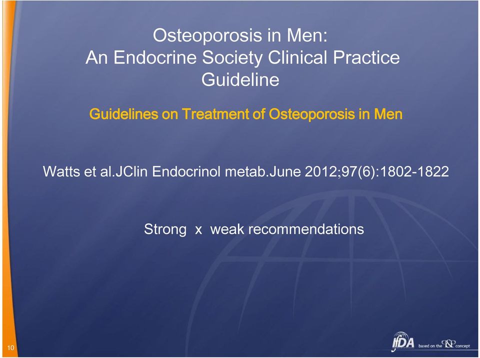 Osteoporosis in Men Watts et al.