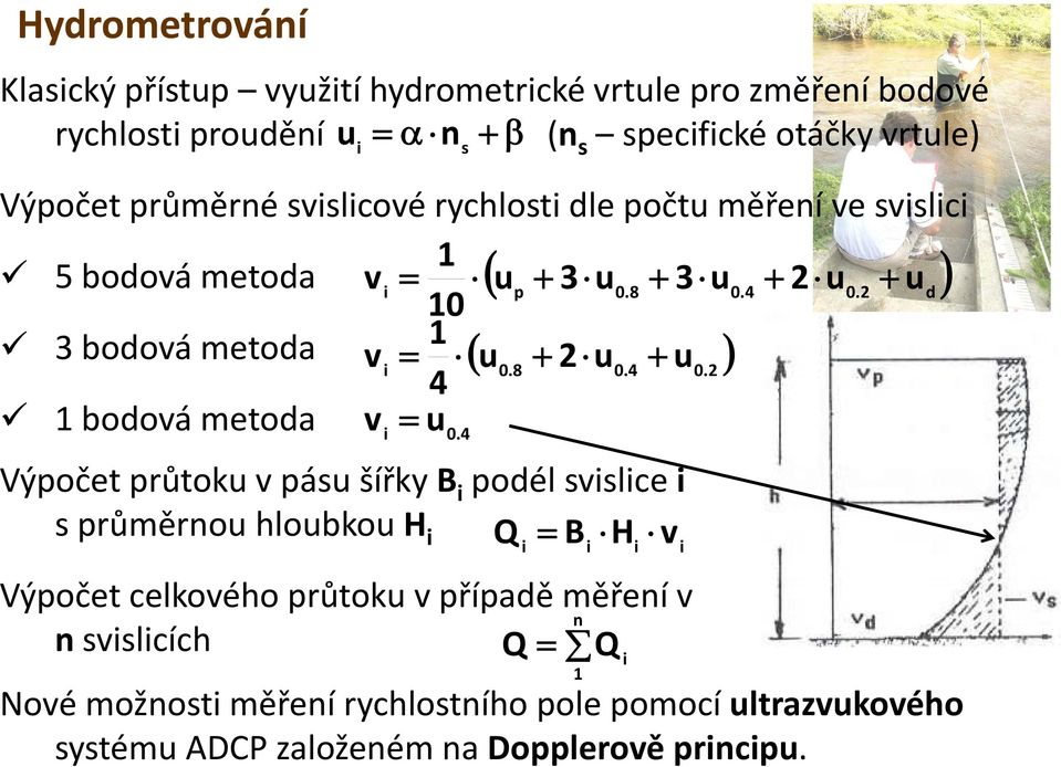 8 + 2 u0.4 + u0.2 4 1 bodová metoda v = u i 0.