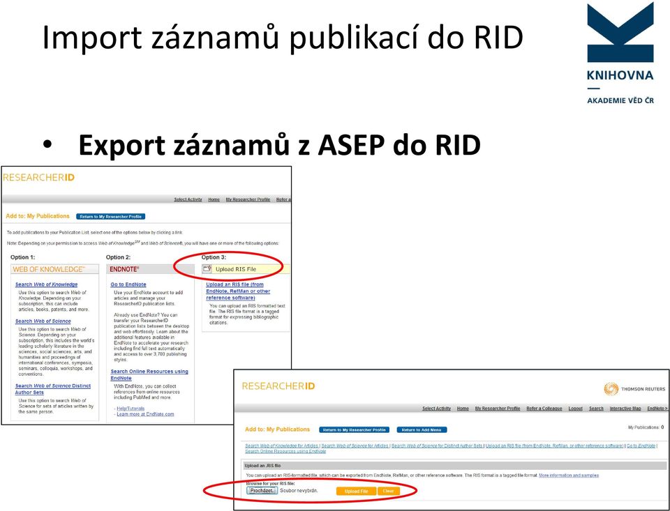 RID Export