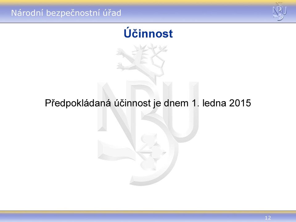 účinnost je