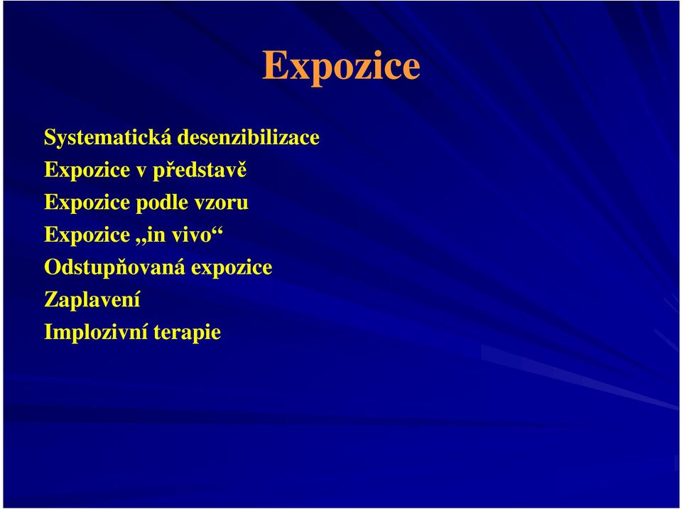 Expozice podle vzoru Expozice in