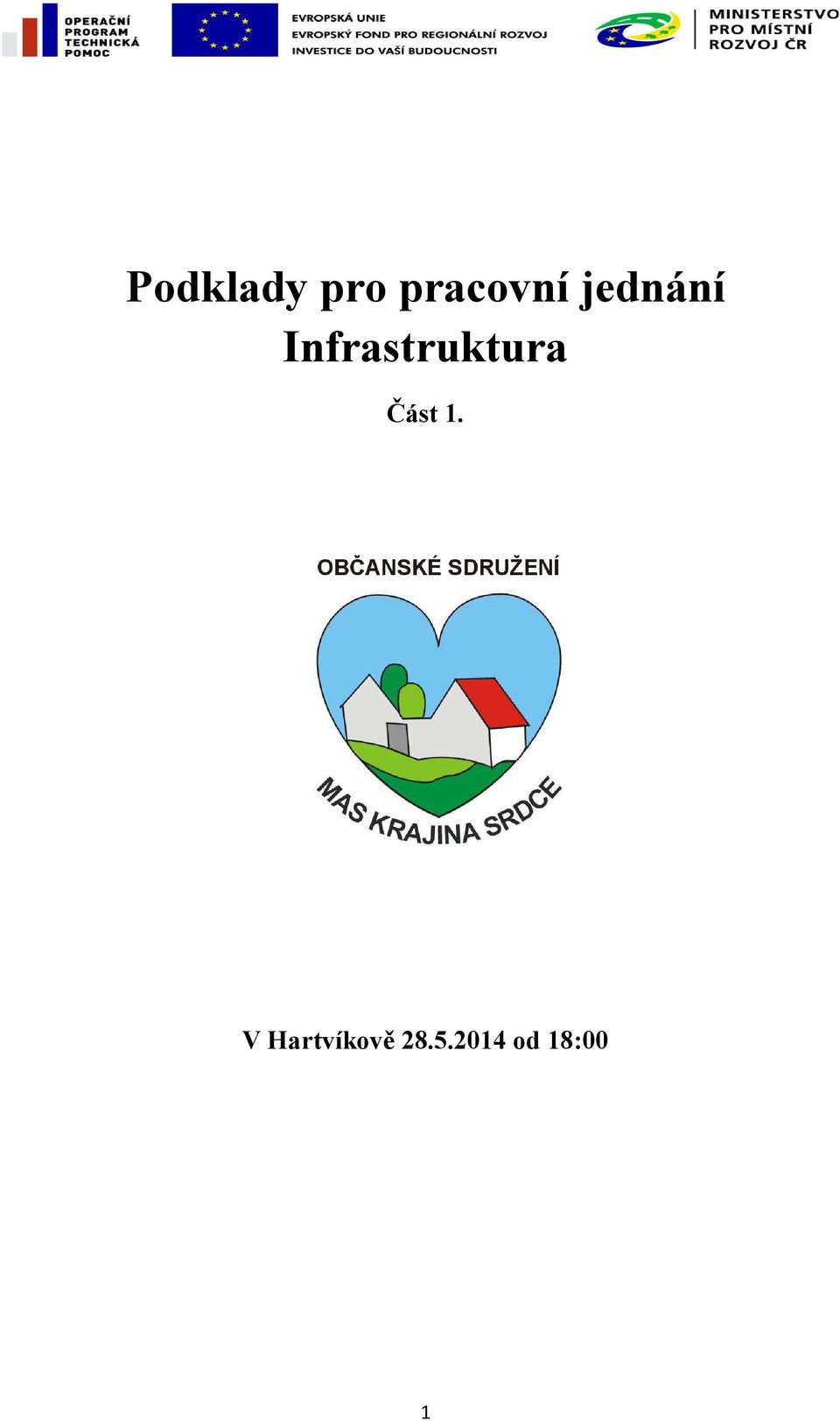 Infrastruktura Část 1.