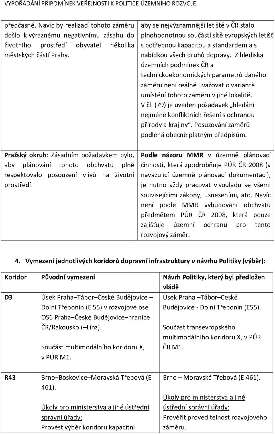 Z hlediska územních podmínek ČR a technickoekonomických parametrů daného záměru není reálné uvažovat o variantě umístění tohoto záměru v jiné lokalitě. V čl.