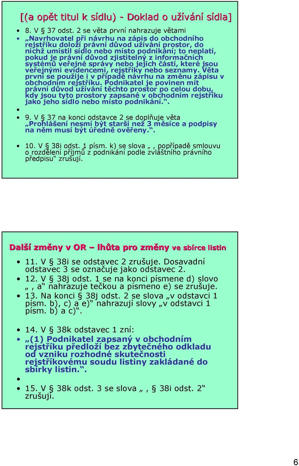 důvod zjistitelný z informačních systémů veřejné správy nebo jejich částí, které jsou veřejnými evidencemi, rejstříky nebo seznamy.