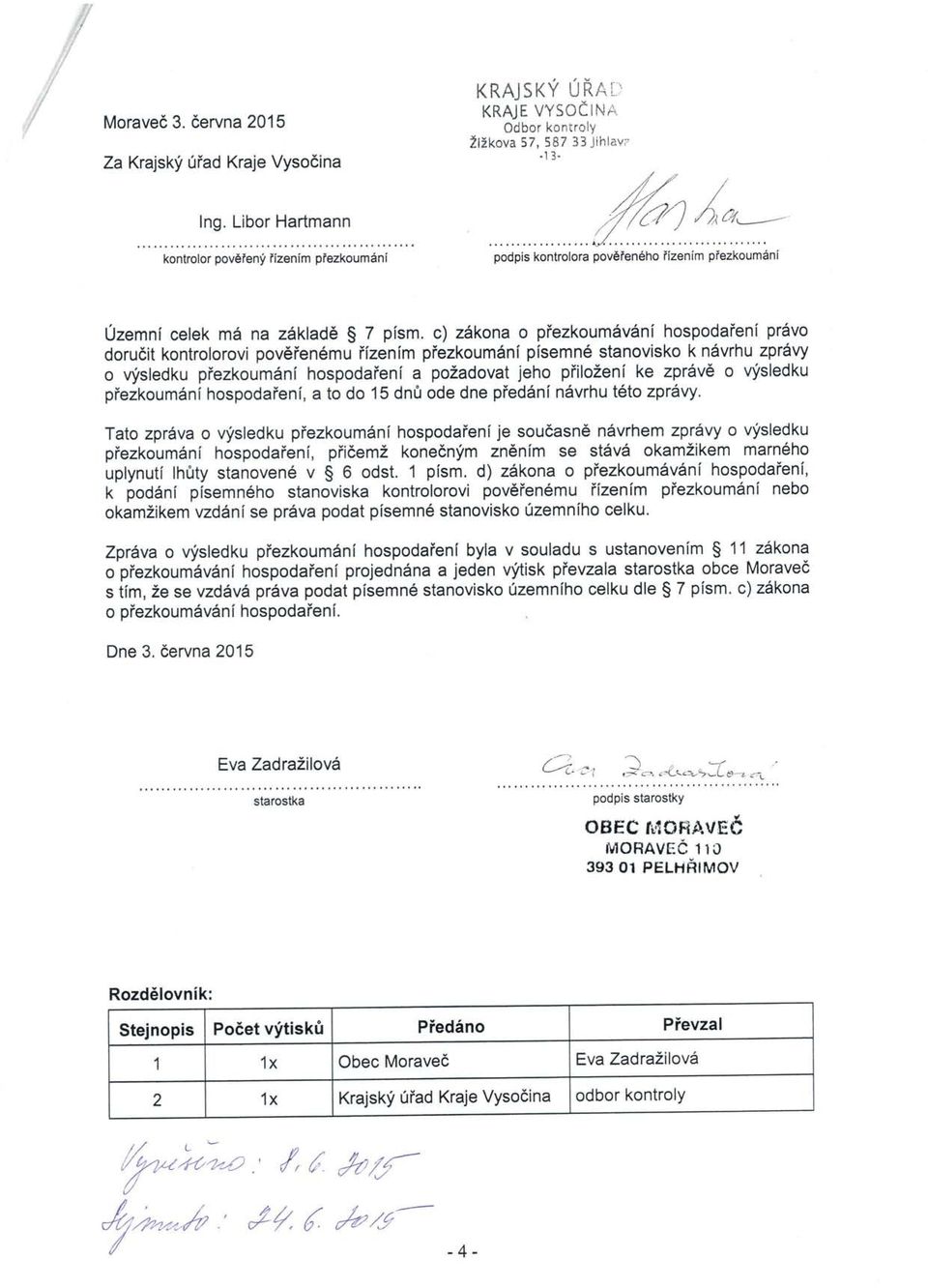 c) z6kona o pfezkoumilani hospodaieni prsvo dorufit kontrolorovi pov6ien6mu iizenim piezkoumdnl pfsemn6 stanovisko k n6vrhu zprdvy o rnisledku piezkoum6ni hospodaienf a po2adovat jeho piilozenf ke