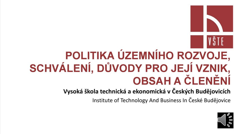 technická a ekonomická v Českých Budějovicích