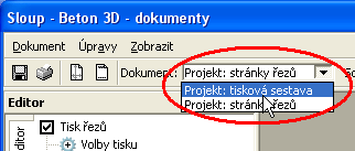 Dokument můžeme přímo vytisknout pomocí tlačítka " " nebo uložit tlačítkem " " jako soubor *.pdf respektive *.rtf na disk. Využijeme druhou možnost a uložíme dokument na disk.