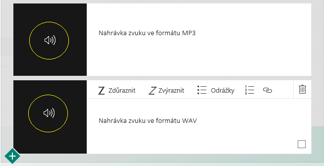 Obrázek 55 Toutéž technikou budeme načítat i zvukový soubor ve formátu WAV.