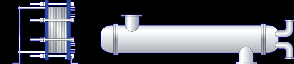pára voda: - na straně páry, - na straně kondenzátu, - na straně páry i kondenzátu