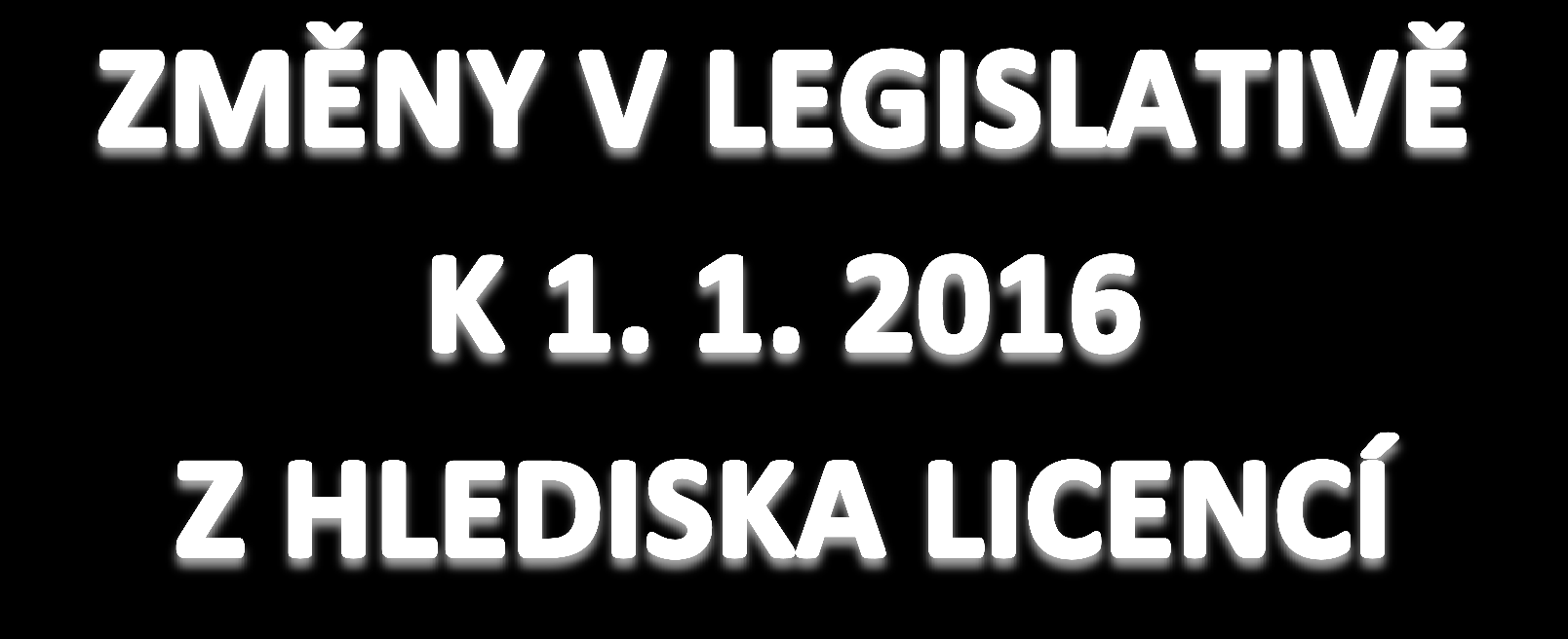 Musím žádat o změnu licence, když se změnily údaje o mě či mé společnosti v základních registrech nebo ve