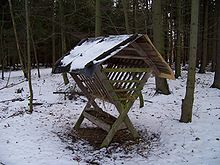 Stopy na sněhu K namalovaným obrázkům stop přiřaď zvíře, které takovou stopu na sněhu zanechává Vyber, co přinesl v zimě zvěři