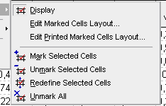 Menu Tools Analysis Bar správa probíhajících analýz Filtrace dat na základě podmínek Označování buněk Přiřazení vah