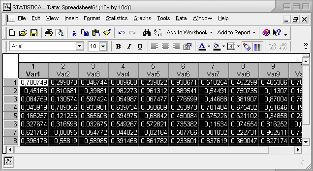 Umístění datových souborů Spreadsheet (datový list) V rámci workbooku (ve stromu výstupů) Data jsou umístěna v tabulce, která je obdobou listu v MS Excel nebo starší verze